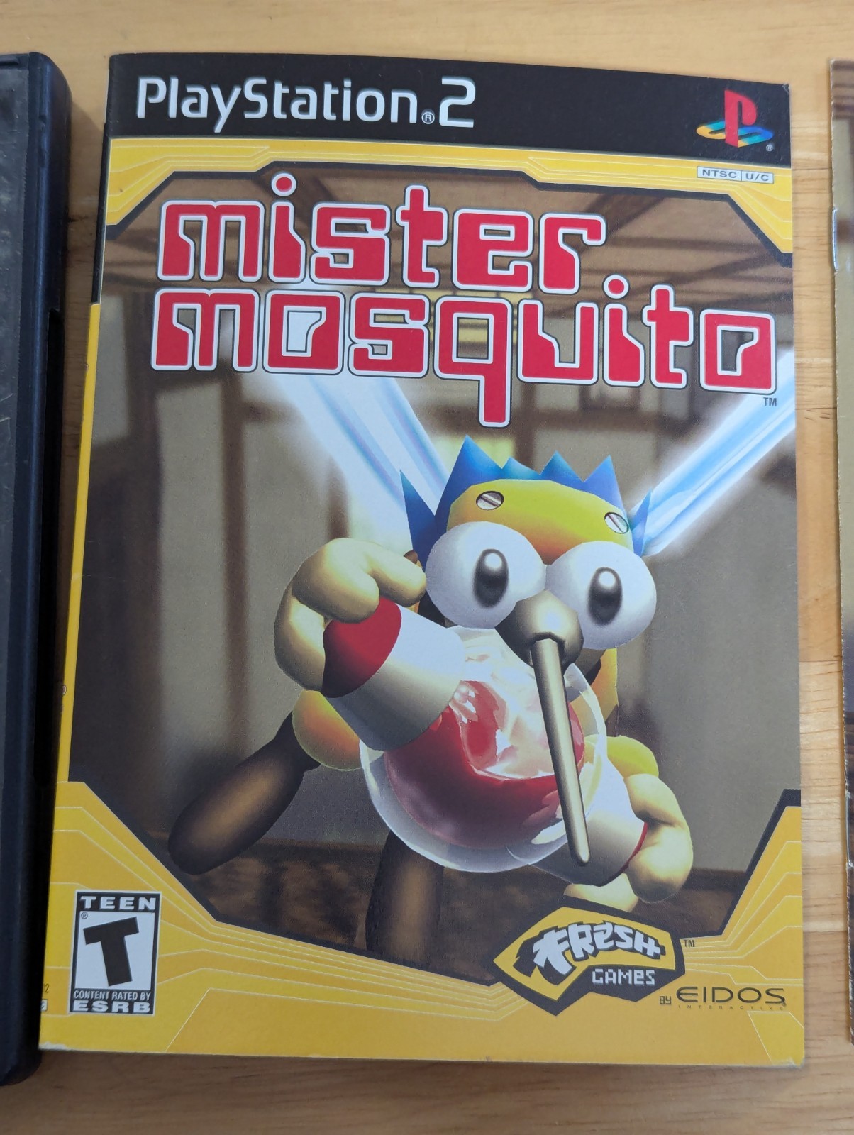 *NO GAME* Mister Mosquito PS2 Case / Art / Manual w/ Reg Card Only NO GAME