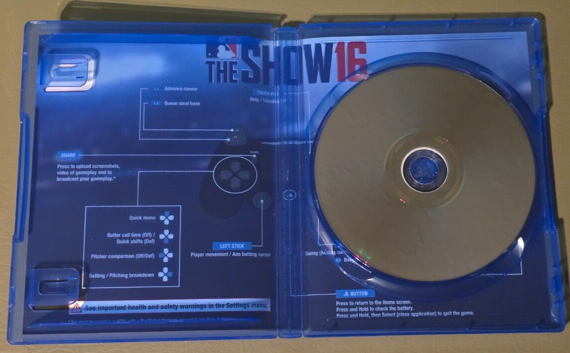 MLB The Show 16 PS4 Complete CIB Tested Sony PlayStation 4