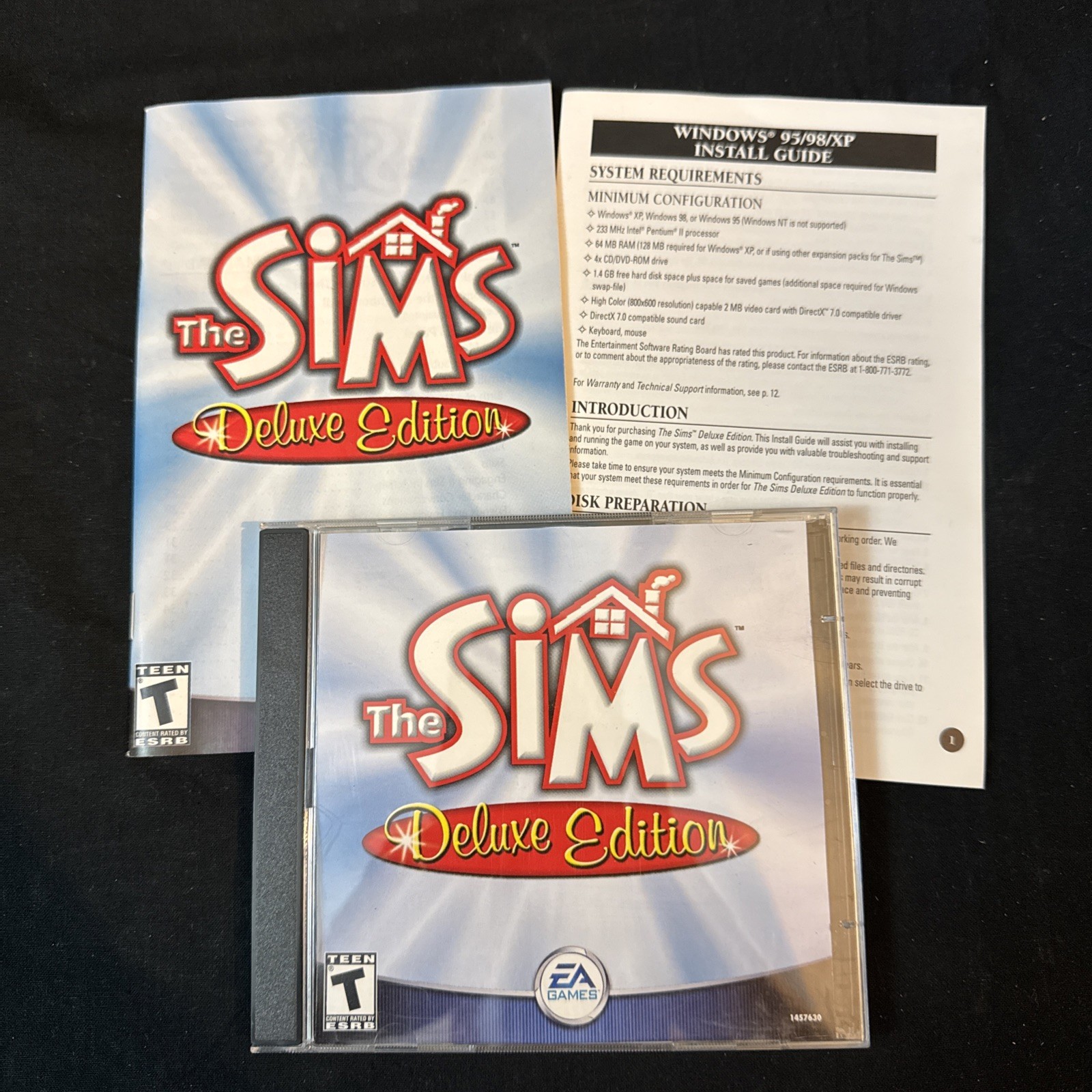 2000s Era 5 PC Games Diner Dash Zoo Tycoon The Sims Original Boxes Manuals Disc