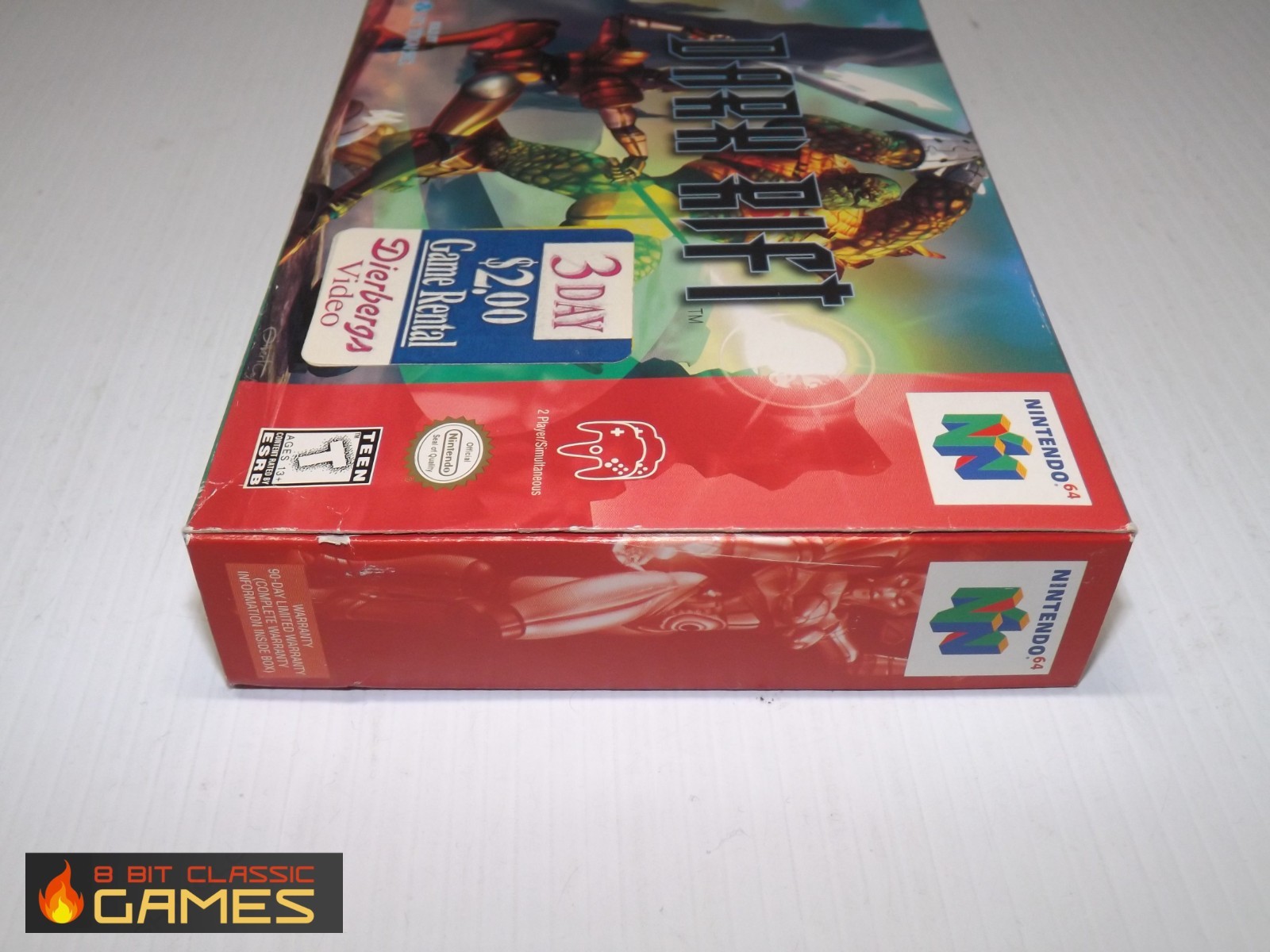 AUTHENTIC! Dark Rift – GAME & BOX – NINTENDO 64 – 77a