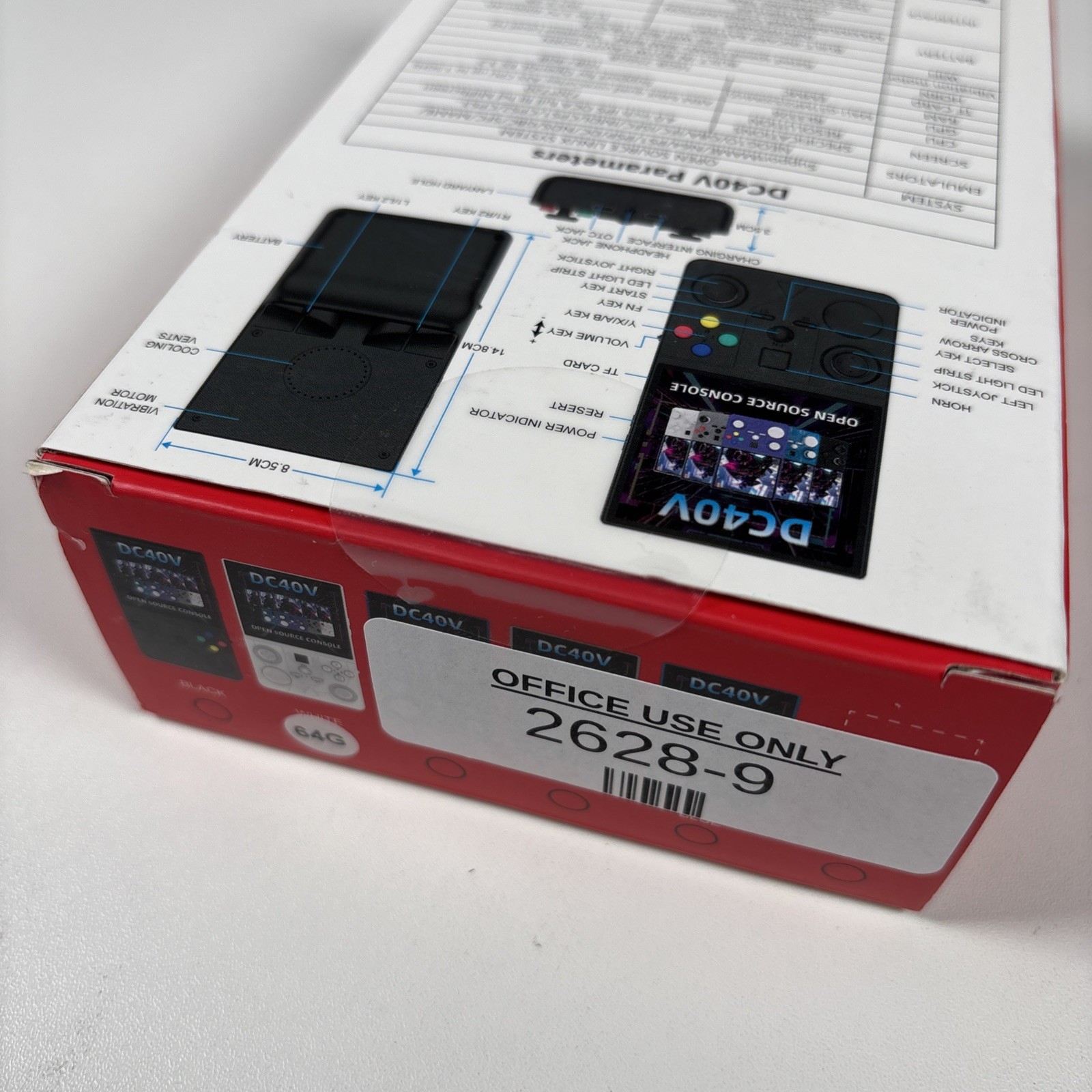 DC40V Handheld Game Console 4″ IPS Open Source Retro Emulator 4000mAh New
