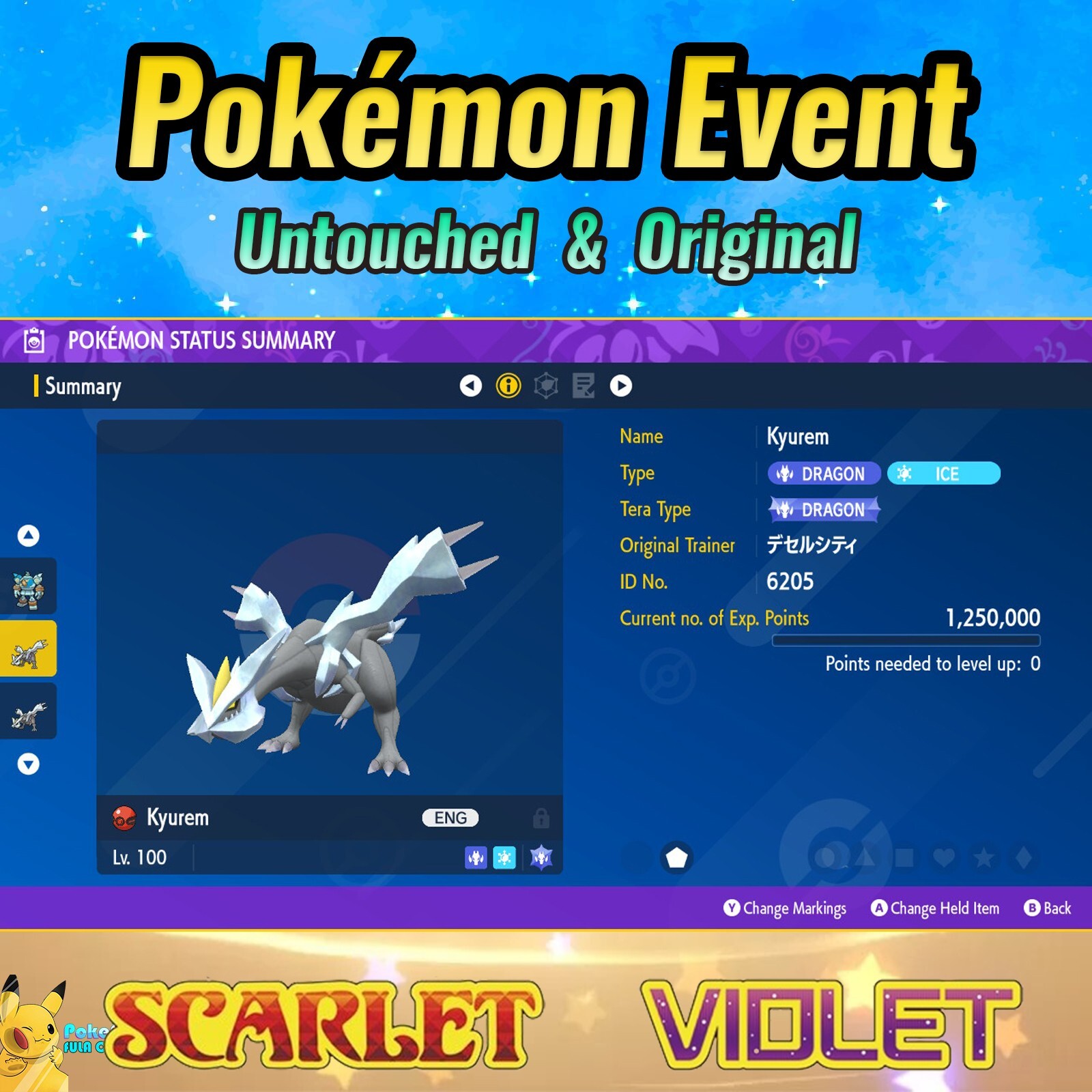 Kyurem Event 💜 English Dahara City 💜 Pokémon Scarlet & Violet