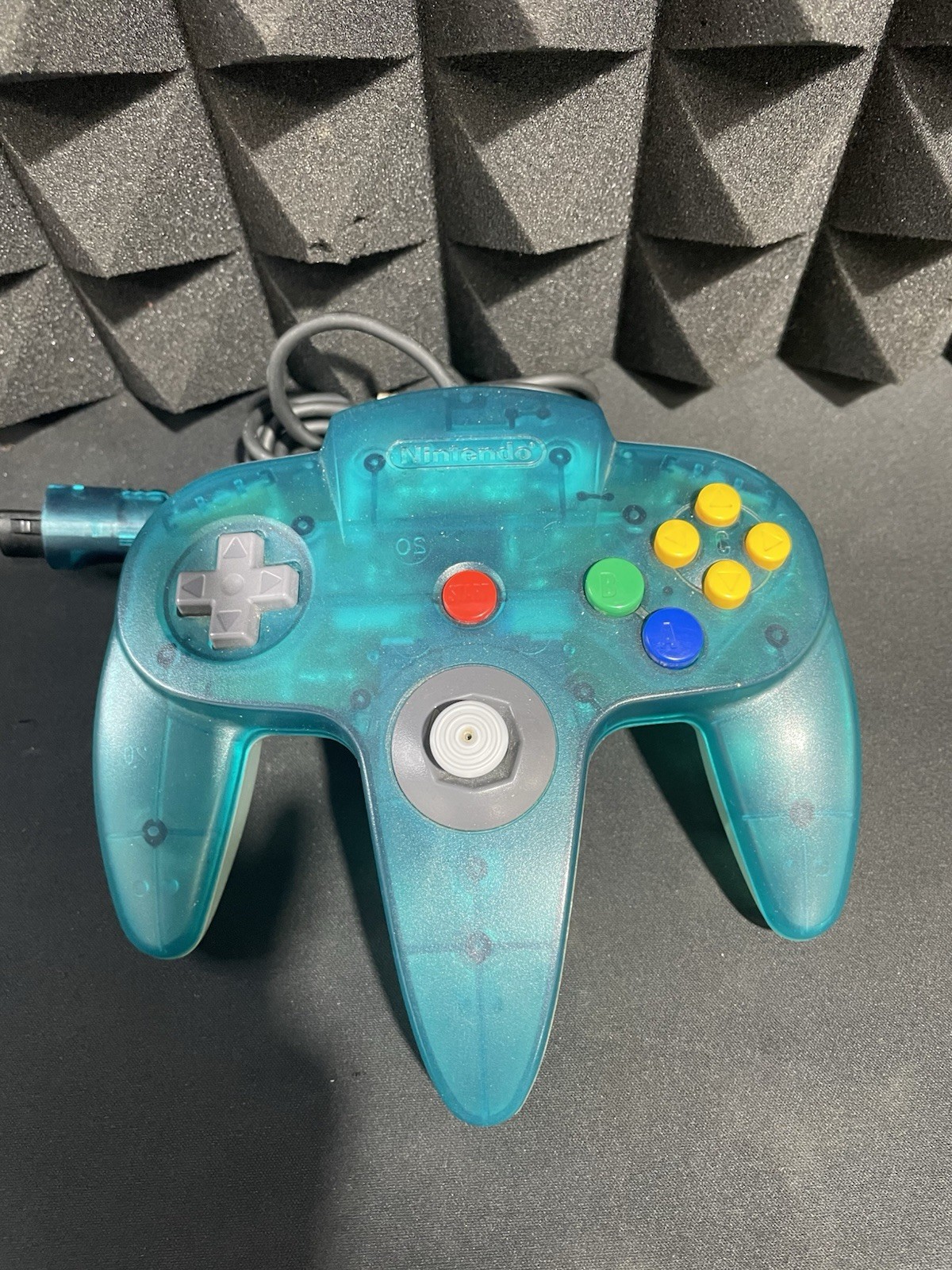 Nintendo 64 Funtastic Ice Blue Console Bundle Tested Working
