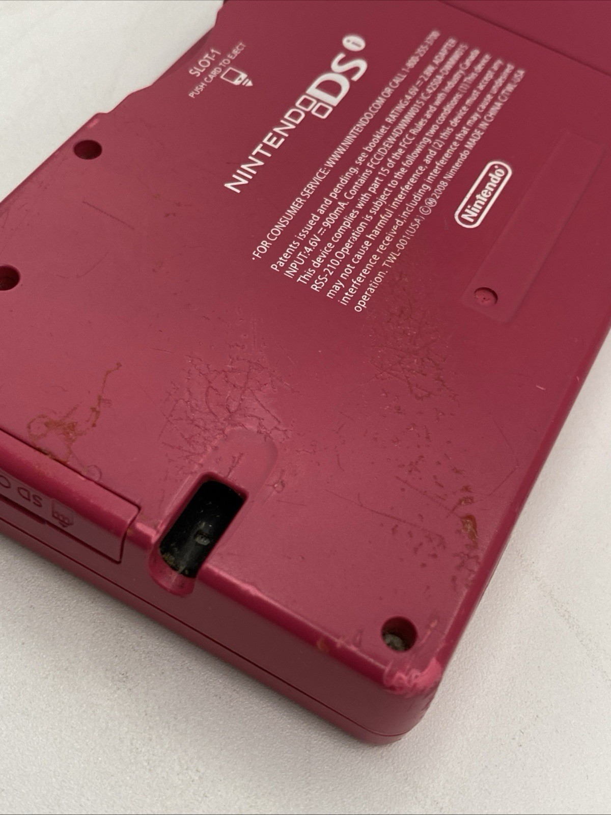 Nintendo DSi Hot Pink Console Bundle w/ Charger & 16GB SD Card – Excellent