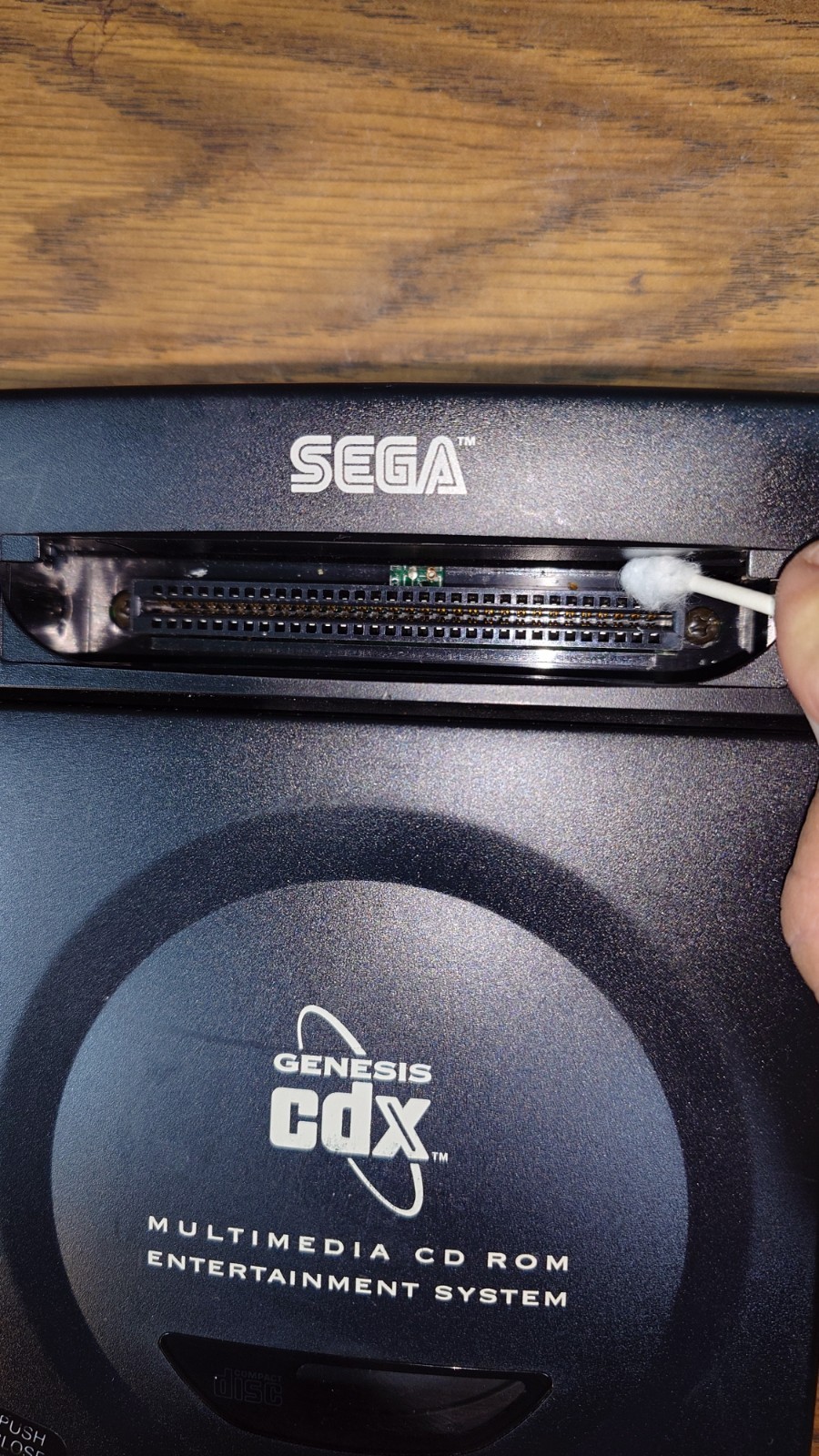 SEGA Genesis CDX Console Black CD-ROM Compatible Headphone Jack NTSC 1994