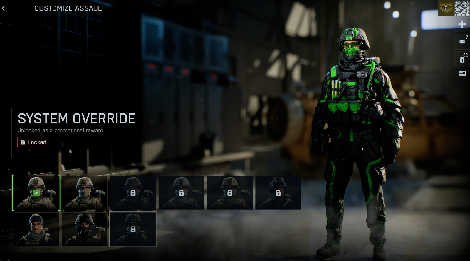 Battlefield 6 – System Override Soldier Skin – Automated delivery