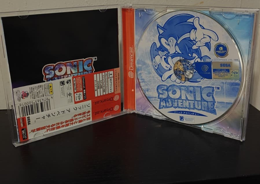 Dreamcast SONIC ADVENTURE HDR-0001 Spine USA SELLER