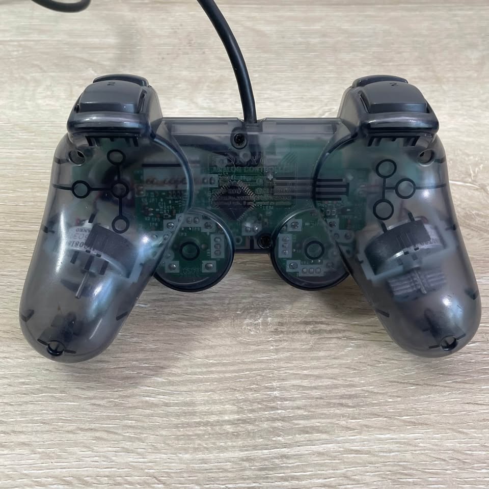 Sony PlayStation 2 PS2 Dualshock Controller Smoke Transparent Clear Gray Slate