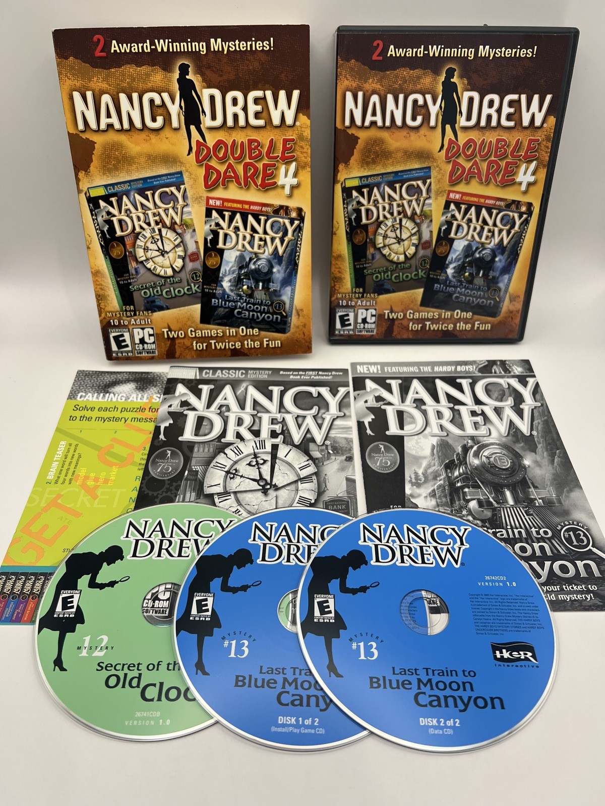 Nancy Drew PC Game Lot of 9 Big Box Adventure Mystery HER Interactive