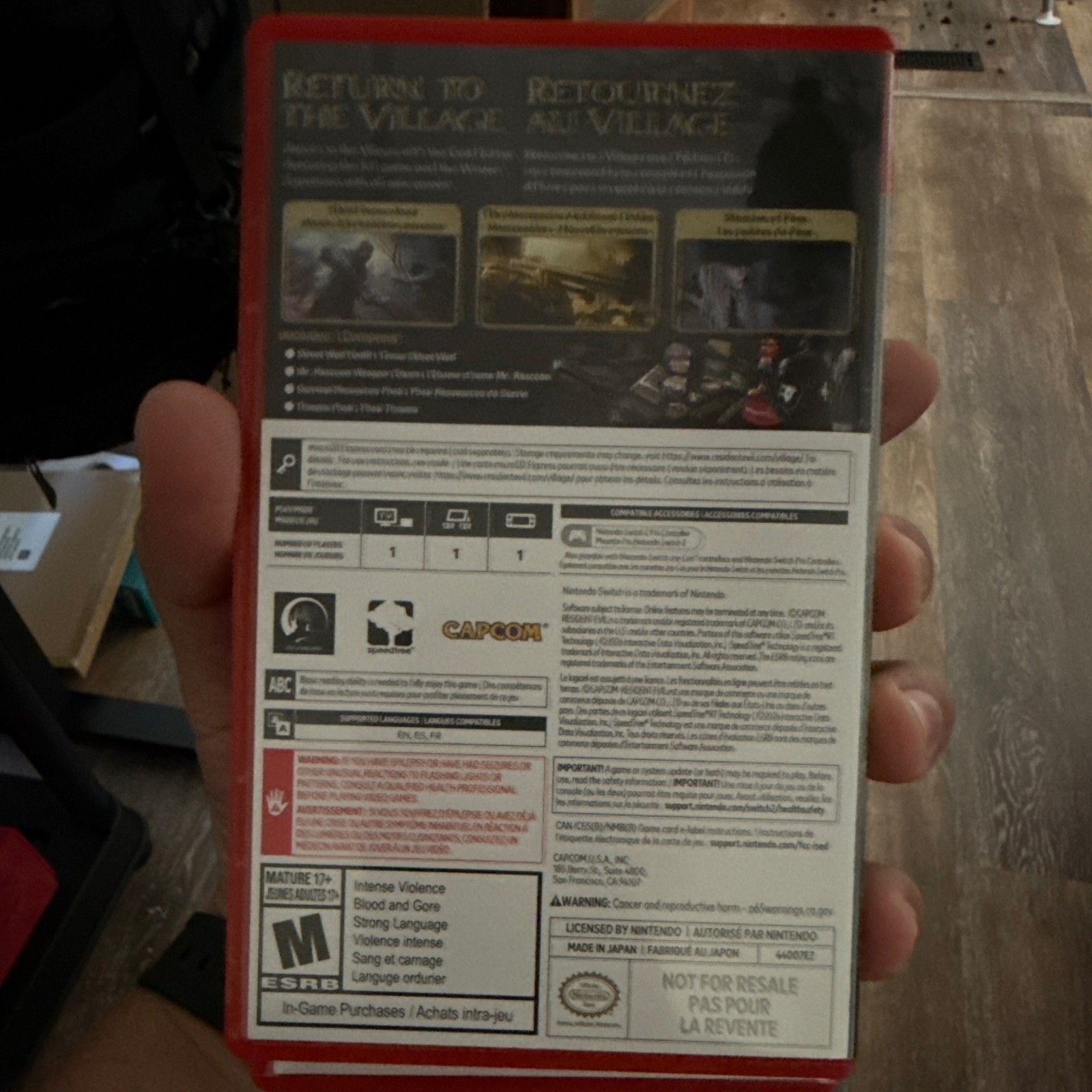 Nintendo Switch 2 Resident Evil Generation Pack Game-Key Cards (NTSC-U/C) 2026