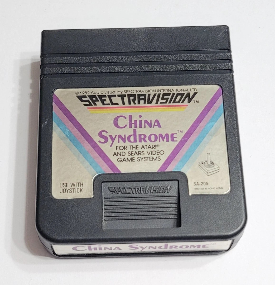 CHINA SYNDROME Atari 2600 Game cartridge tested