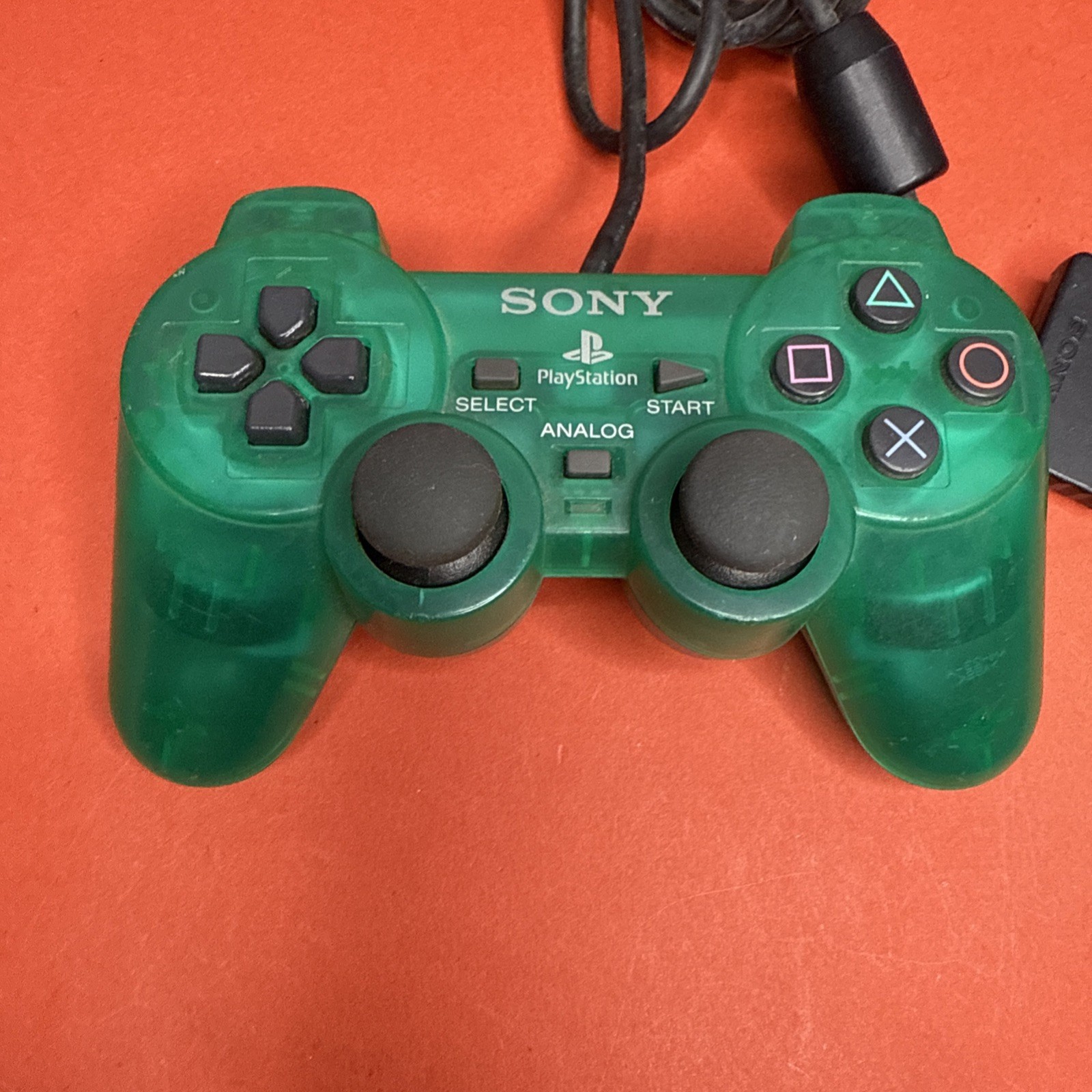 Sony PlayStation 2 PS2 Emerald Green DualShock Wired Controller OEM Authentic