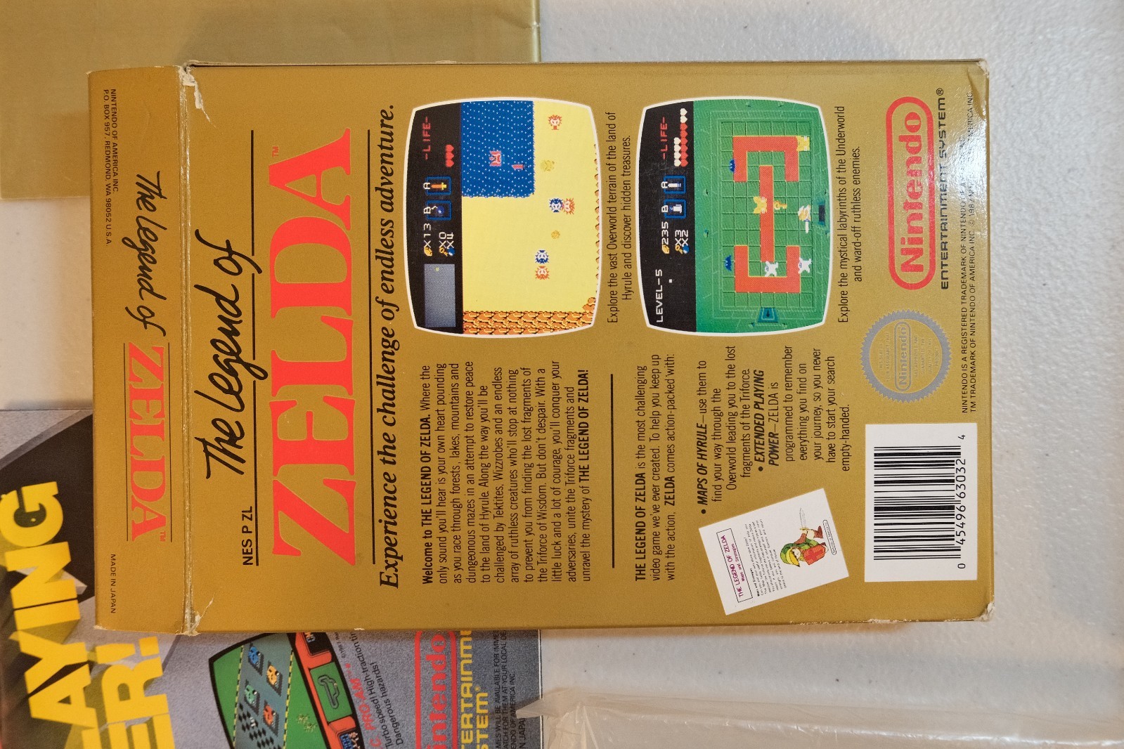 The Legend of Zelda (Nintendo NES, 1987) Complete with Inserts & Poster