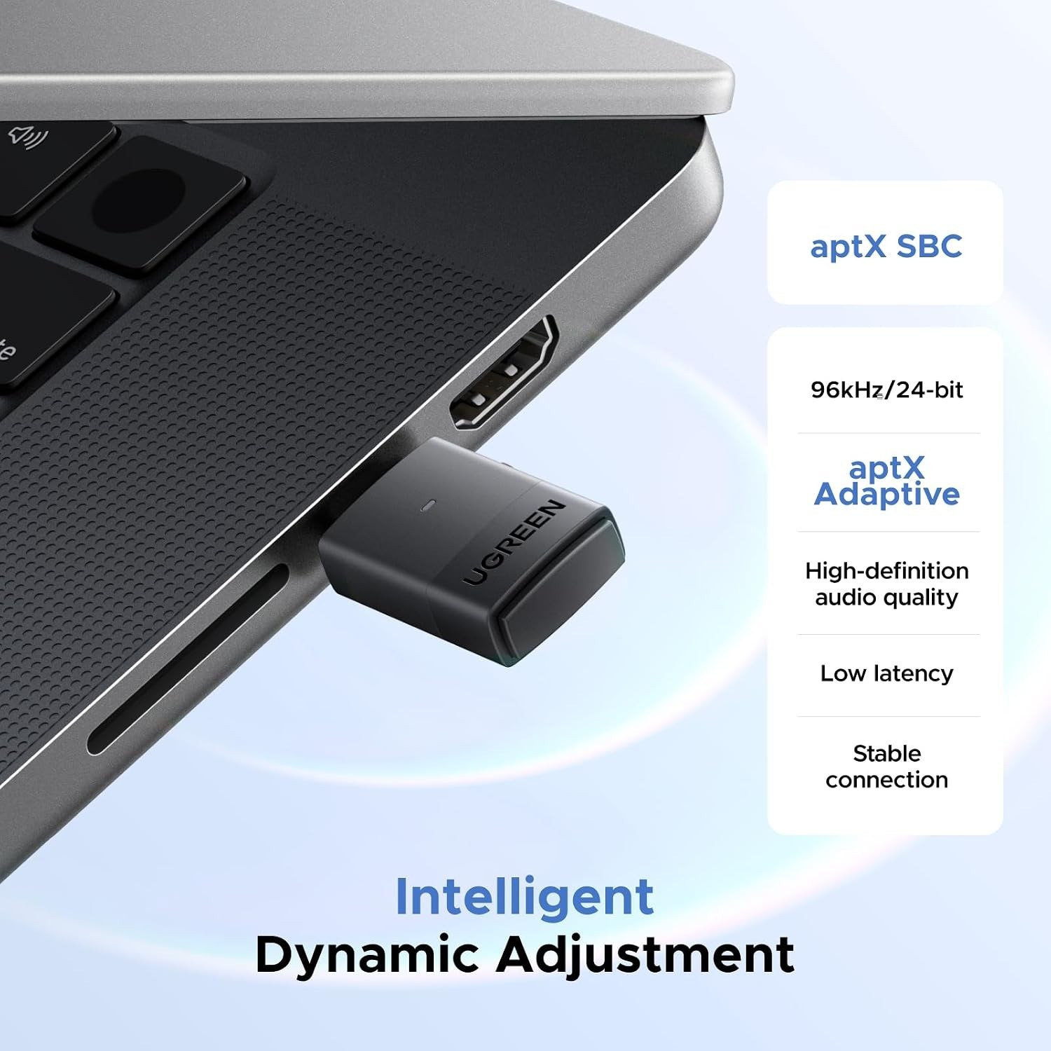USB-C Bluetooth 6.0 Adapter Compatible with PS5 PC Dual Pairing LE Audio