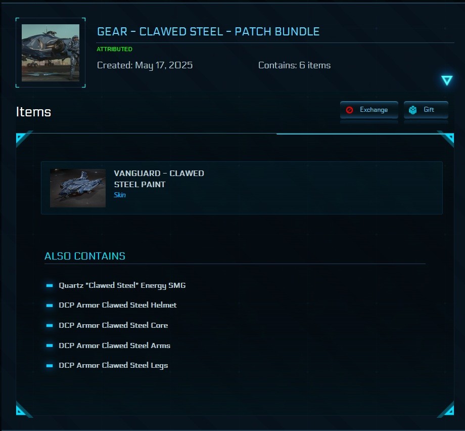 STAR CITIZEN – CLAWED STEEL PATCH BUNDLE (LIMITED ITEM)