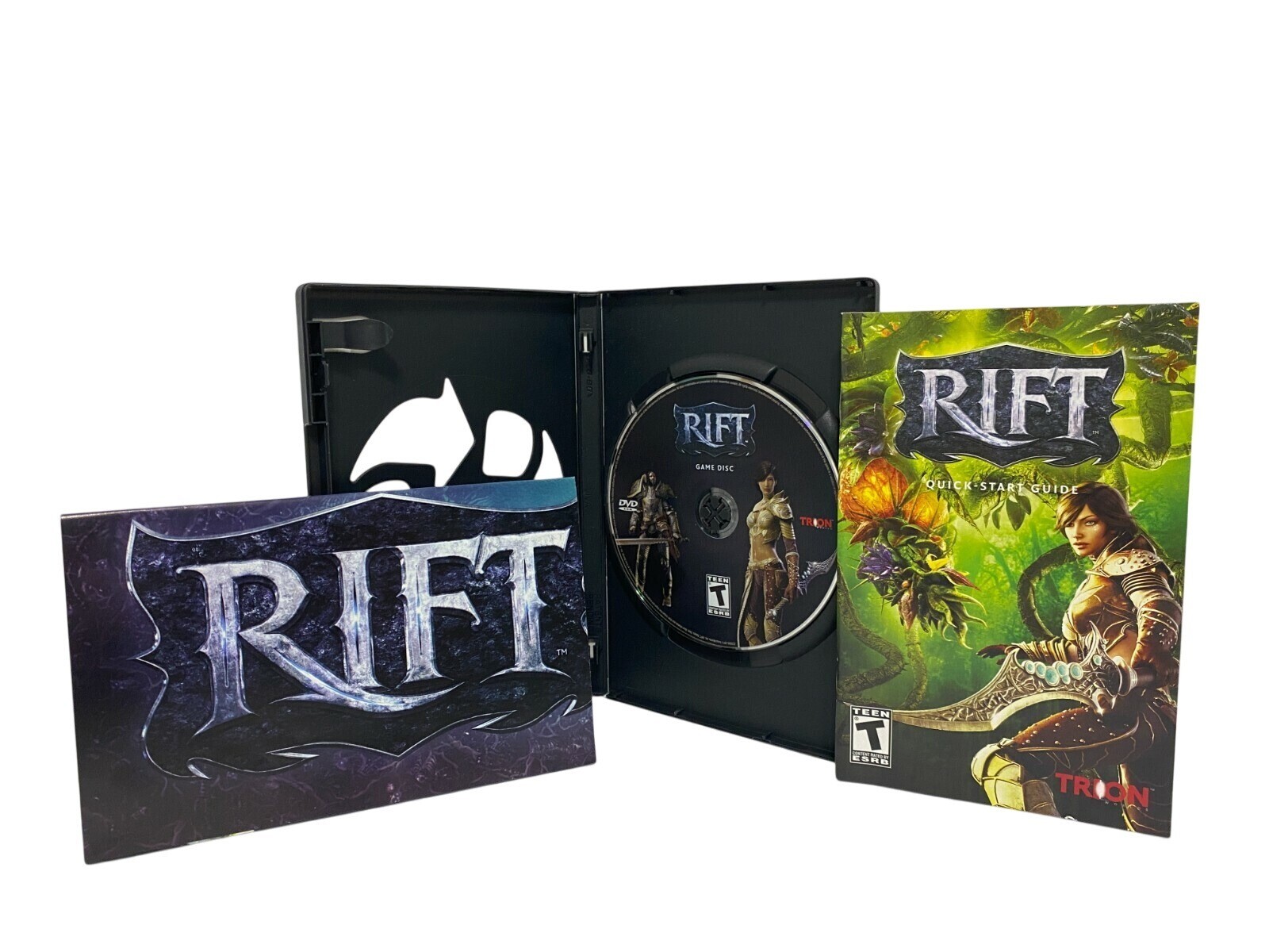 RIFT PC Video Game DVD-ROM Trion Worlds 2011 with Manual and Map Poster