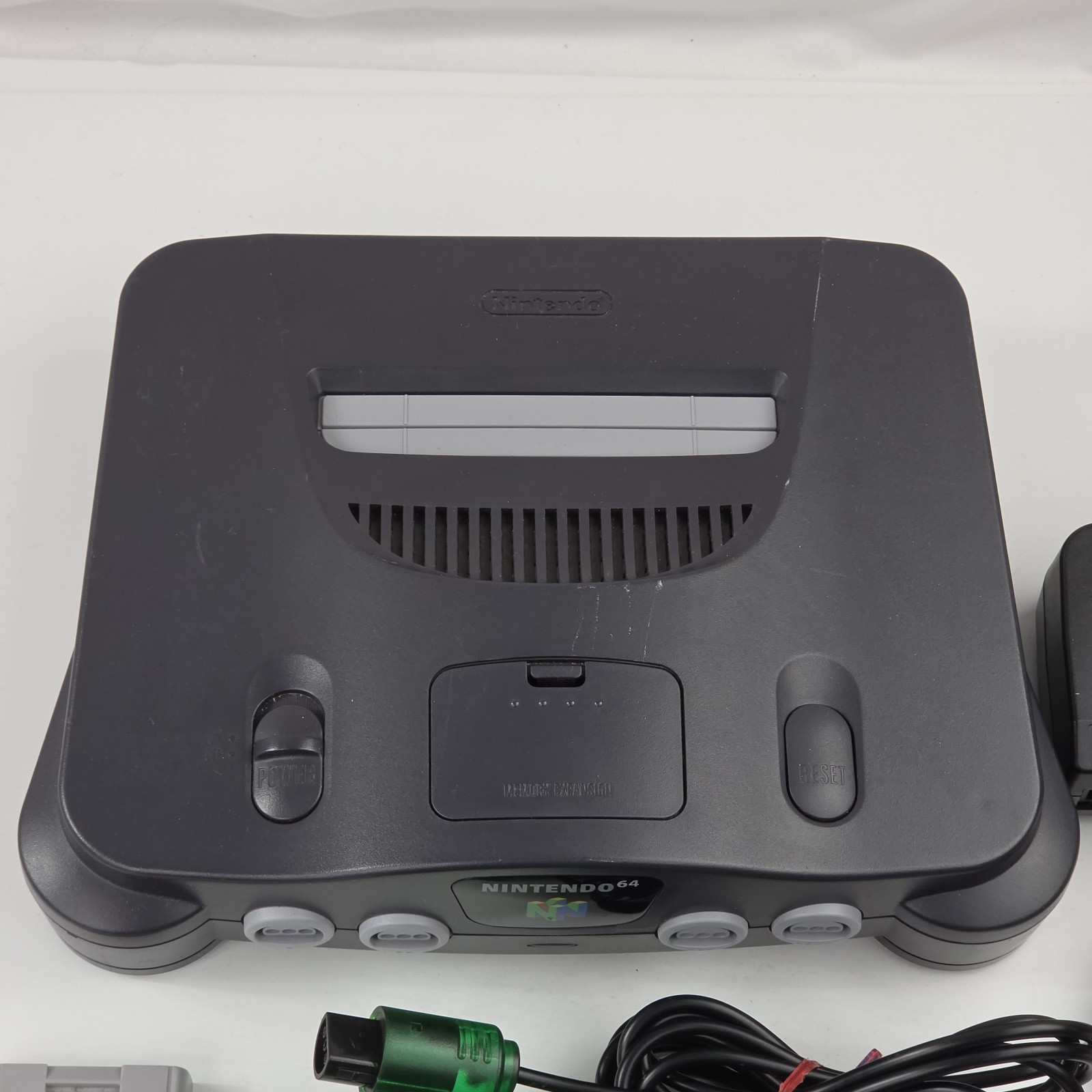 Nintendo 64 N64 Console w/ Hyperkin Green Controller Tight Stick Tested System