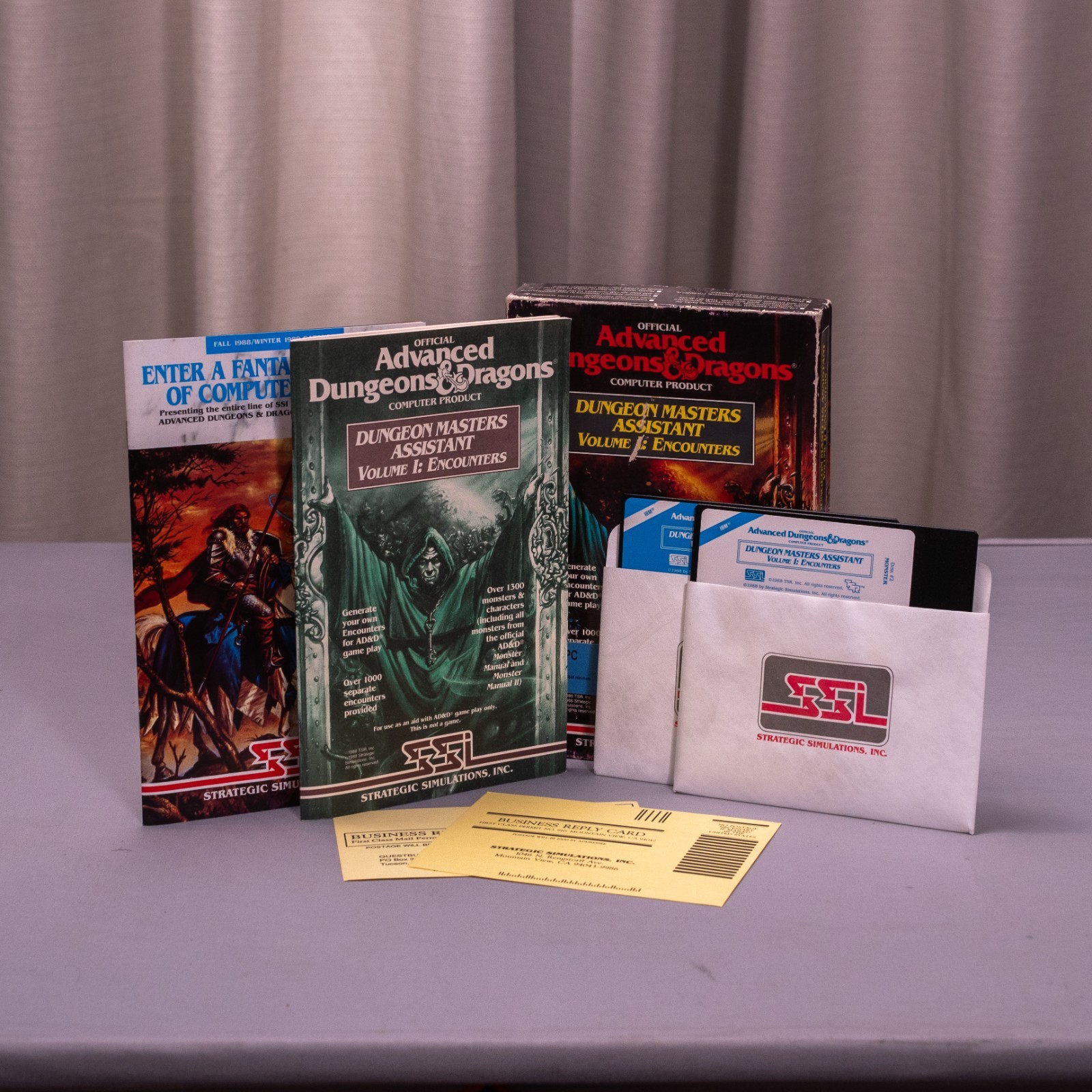 D&D Dungeon Master’s Assistant Volume 1: Encounters IBM PC Game Play Only 1988