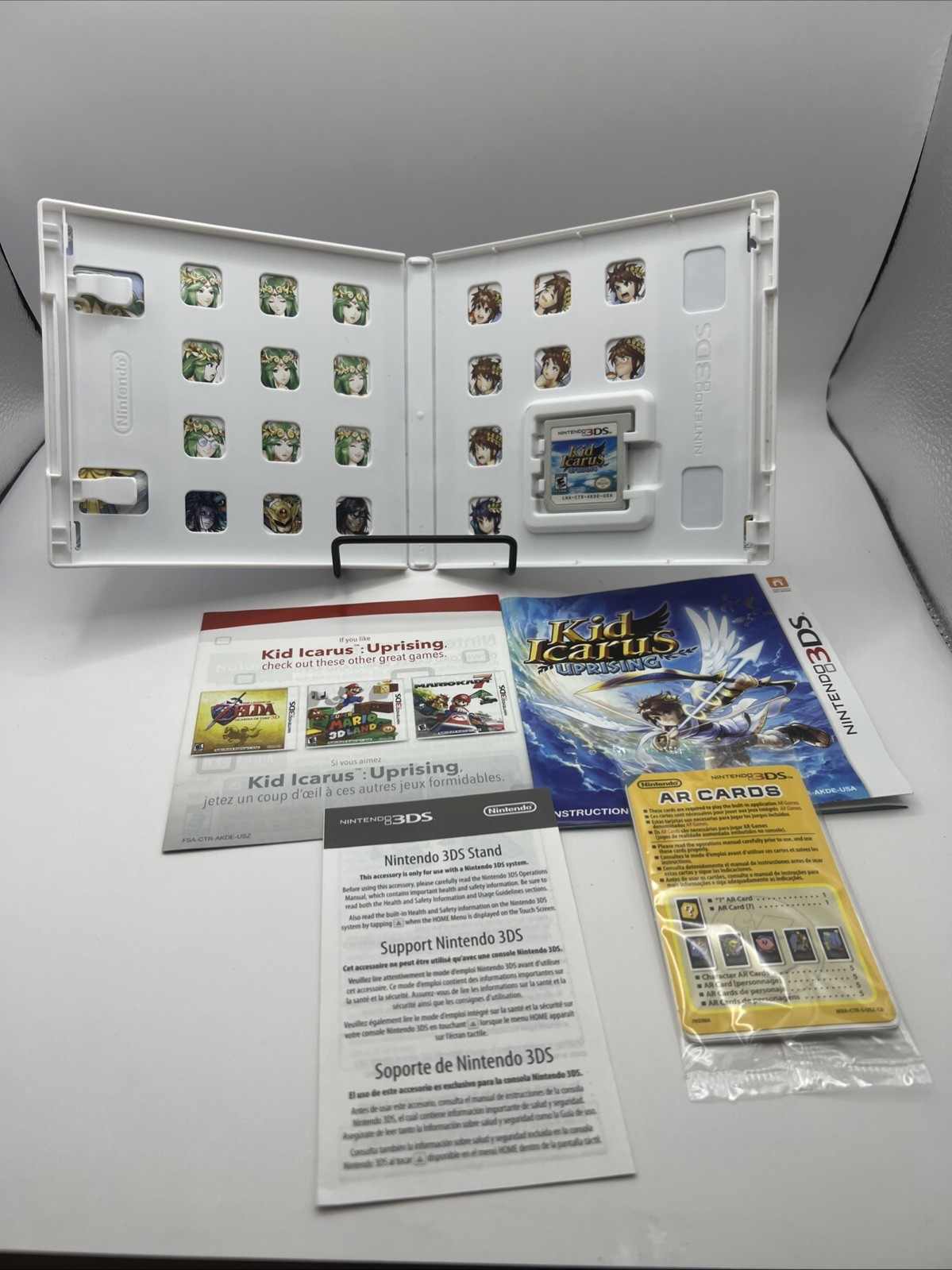 Kid Icarus Uprising Nintendo 3DS CIB Complete +AR Cards Palutena Rare 🎮