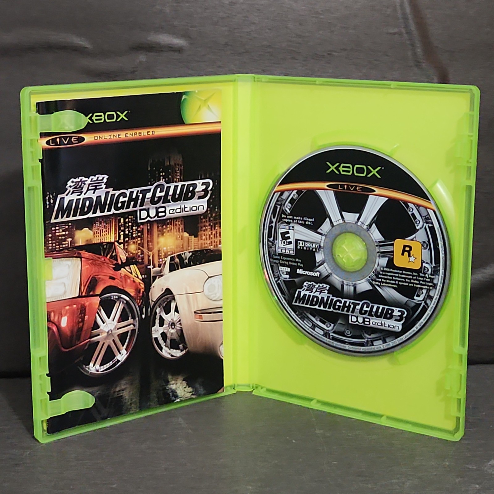 Midnight Club 3 DUB Edition Xbox Video Game Complete CIB Refurbished