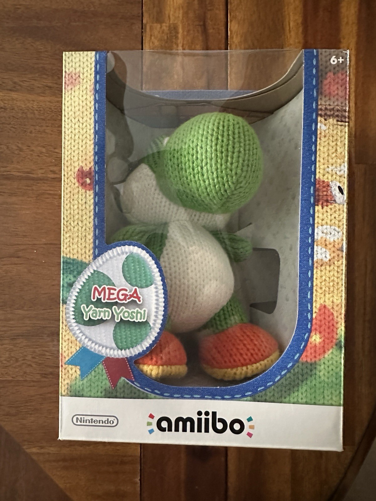 Nintendo Amiibo Collector’s Mega Yarn Yoshi NEW Still Sealed Box