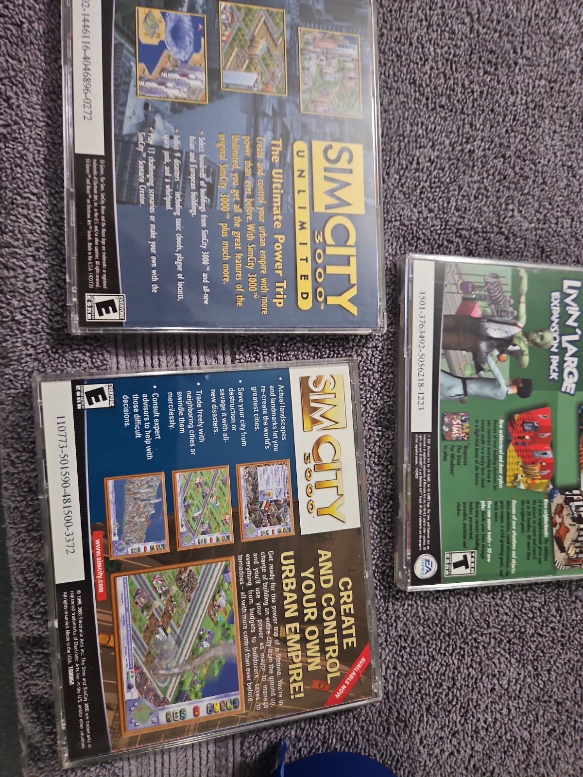 Lot of 3 – The Sims (PC CD-ROM ,