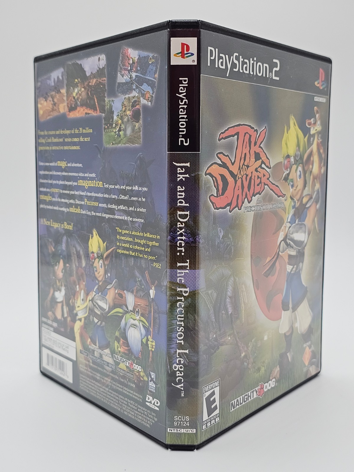 Sony Playstation 2 PS2 Jak And Daxter Disc + Case Cleaned & Tested