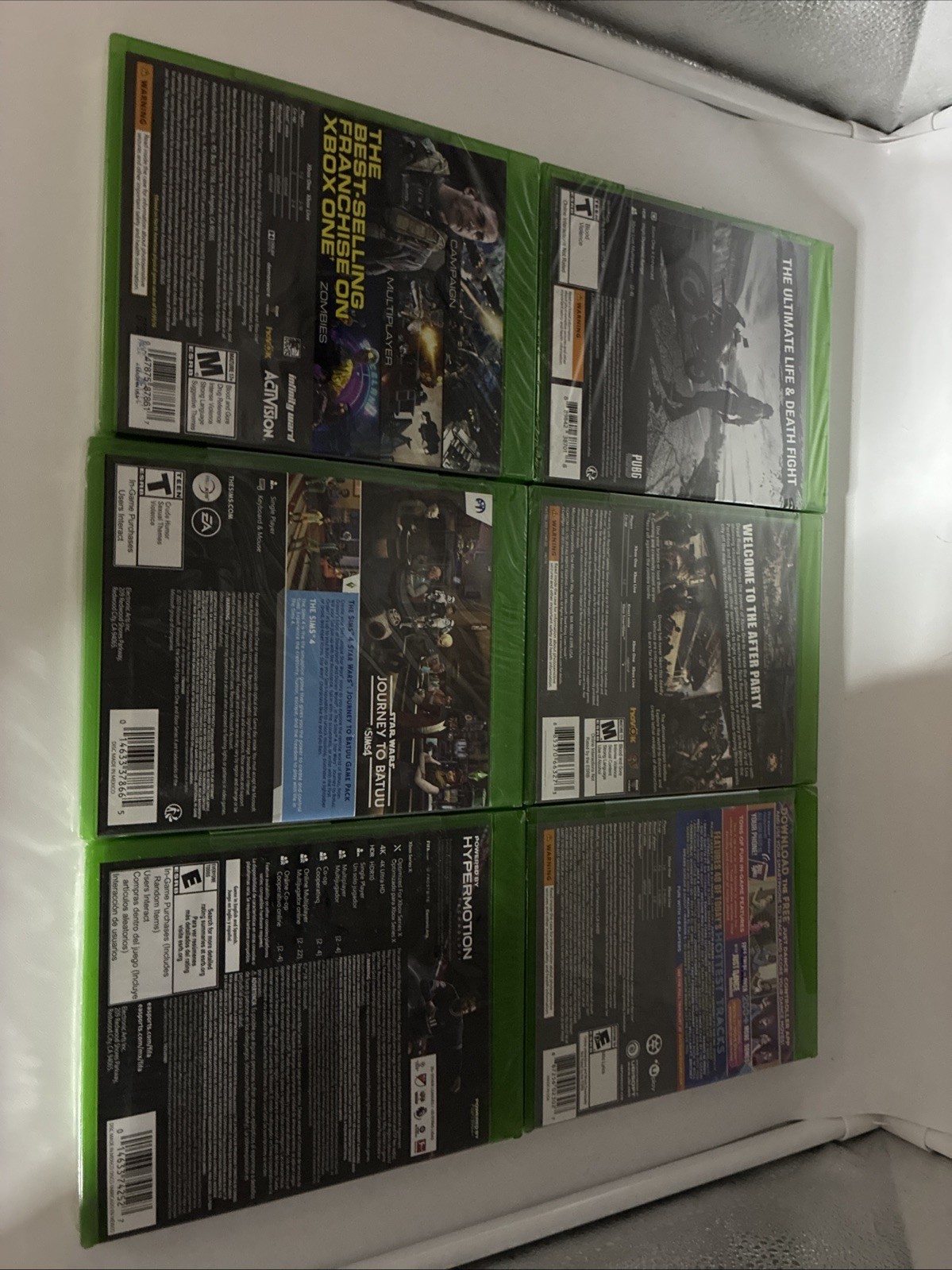 Microsoft Xbox One/Series X 6 Game Lot Brand New Sealed Call Of Duty Just Dance