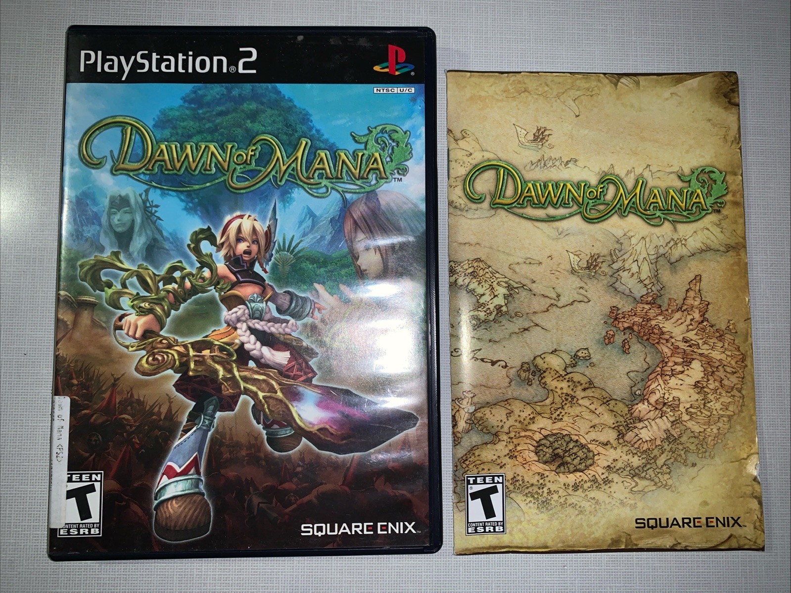 Dawn of Mana (PlayStation 2 PS2) Case & Manual Only No Game W/ Reg Card