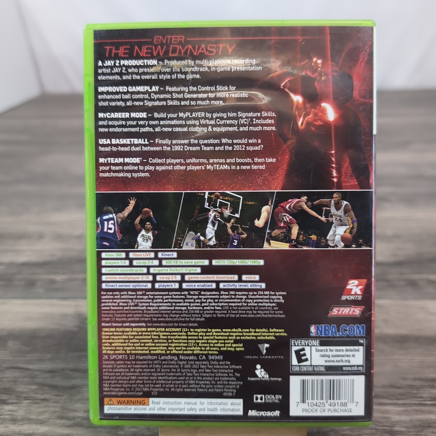 NBA 2K13 Xbox 360 Microsoft Video Game Complete With Music By Jay Z