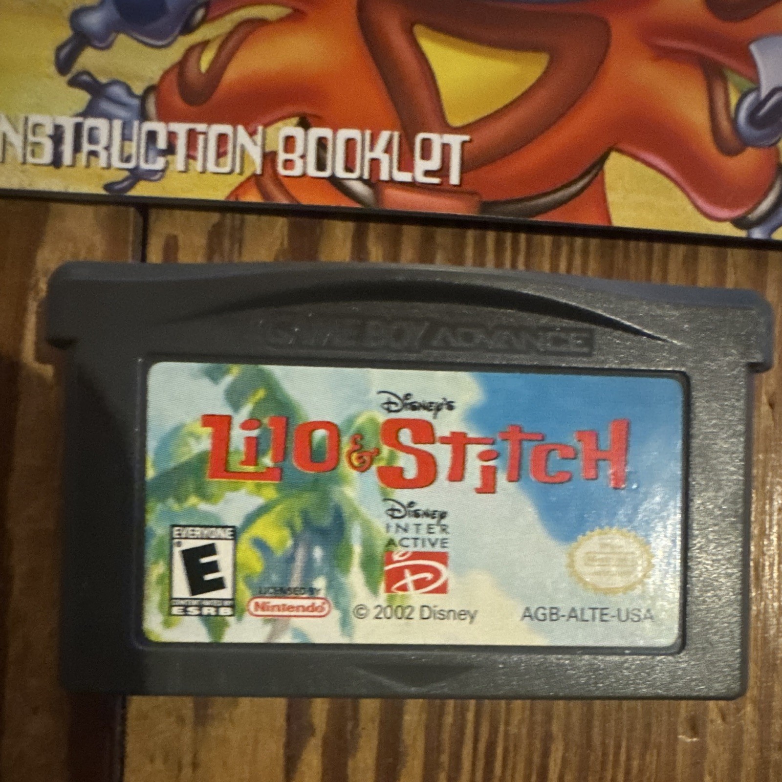 Disney Interactive Lilo & Stitch GBA E NTSC-U/C 2002 Manual Included