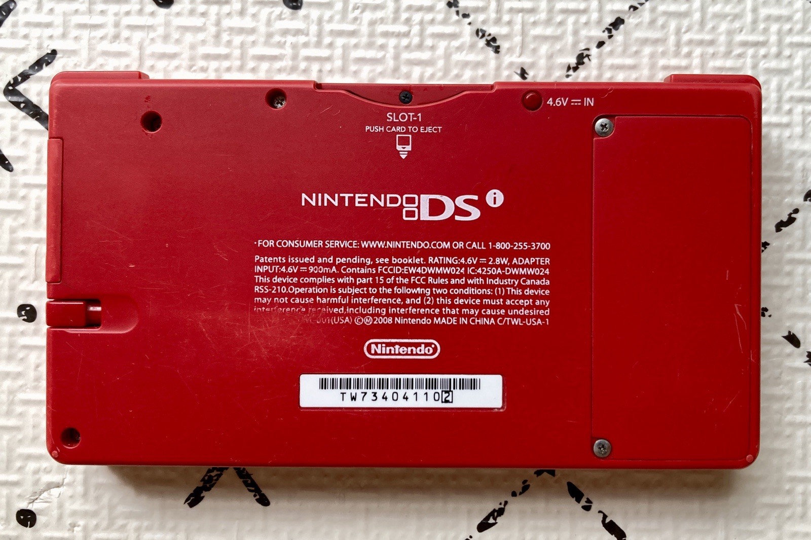 CIB Nintendo DSi Launch Edition Matte Red Handheld System W/ ALL Wrapping!