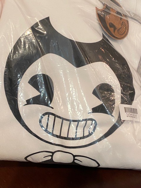 BENDY & The Ink Machine – SWEATSHIRT HOODIE – Medium – New Sealed in Bag NWT