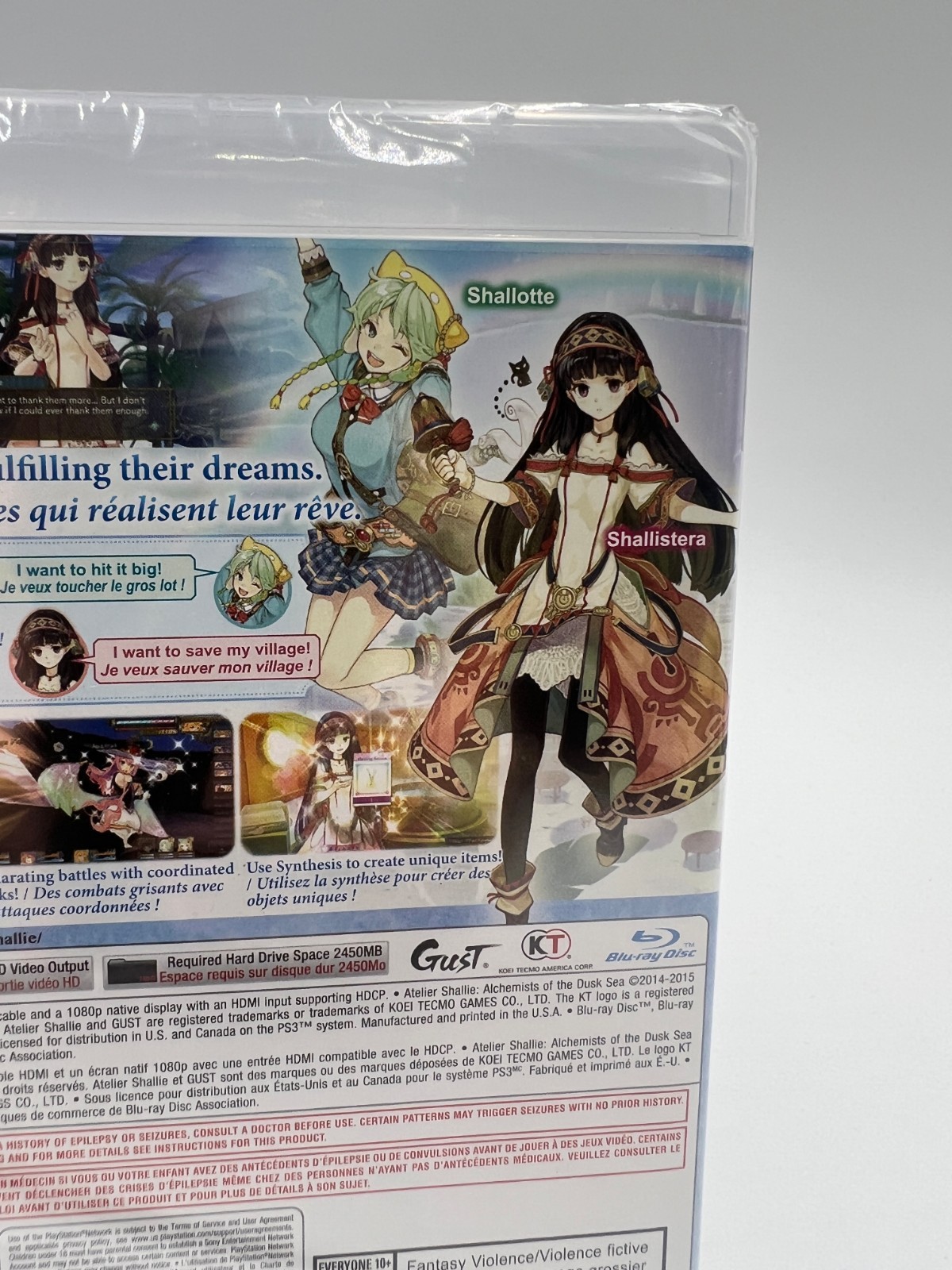 Atelier Shallie: Alchemists of the Dusk Sea PS3 – Factory Sealed NEW US VERSION!