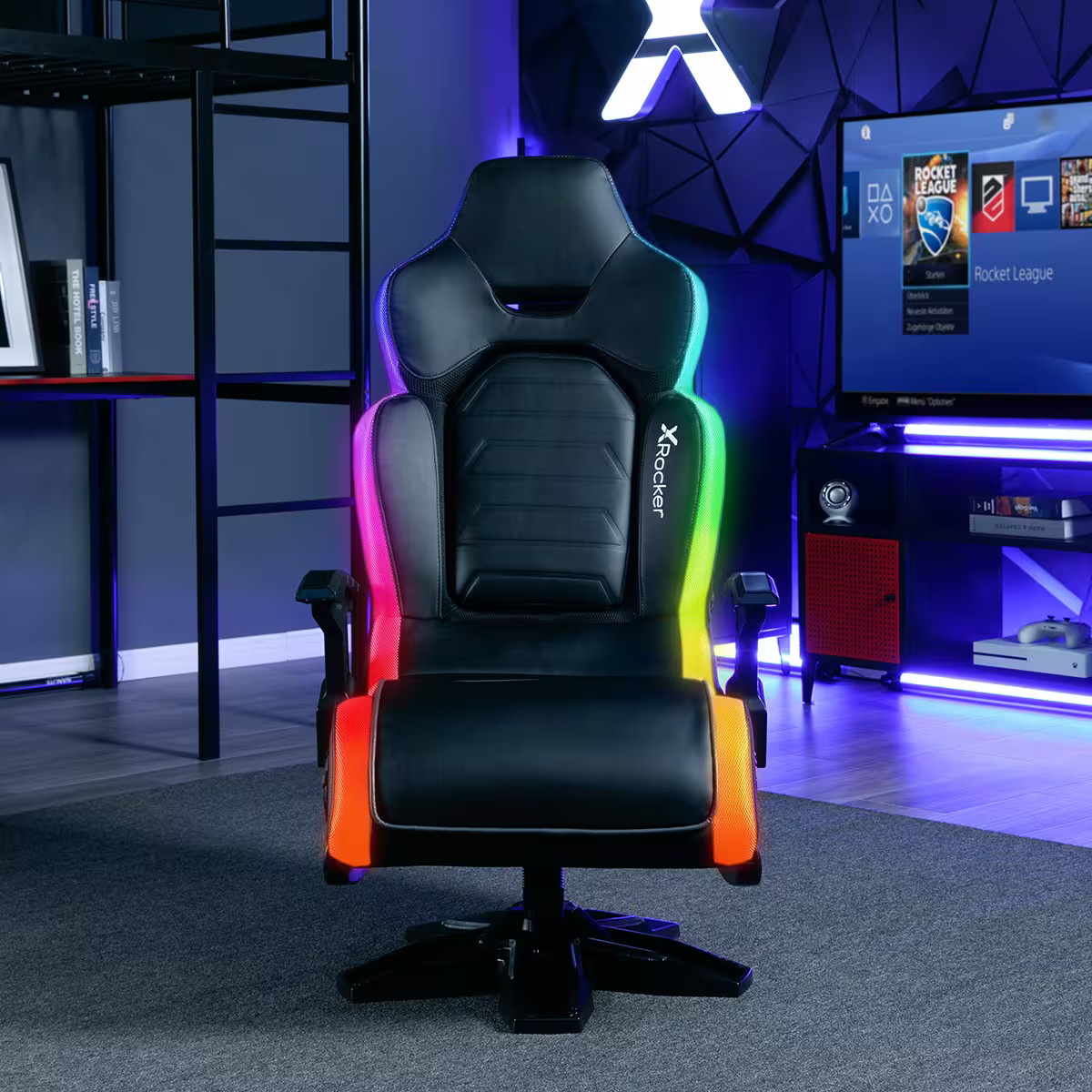 X Rocker – Evo Elite 4.1 Gaming Chair with Built-in Audio Surround Sound Syst…