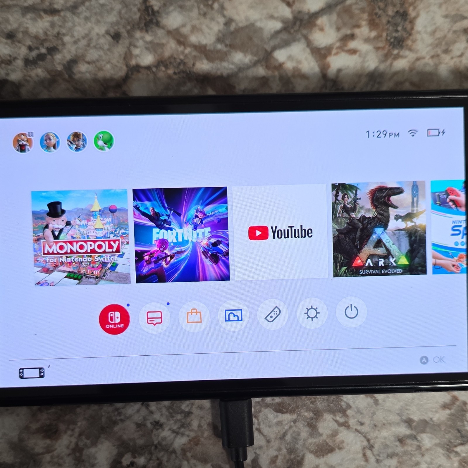 Nintendo Switch OLED Model Console White Joy-Con Wi-Fi Internet Browsing