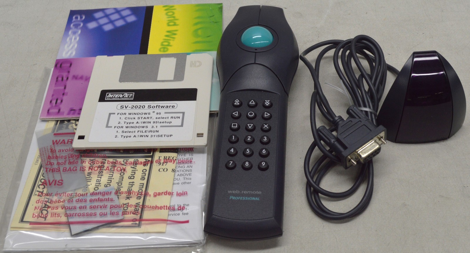 InterAct SV-2020 Wireless Intelligent Trackball Remote *New Unused*