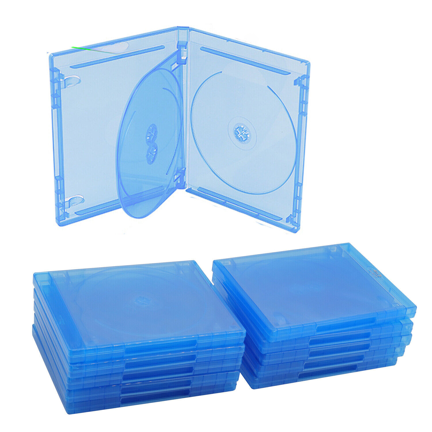 1 Pack Standard 3 Discs Replacement Cases For Blu-Ray Blu Ray Dustcover