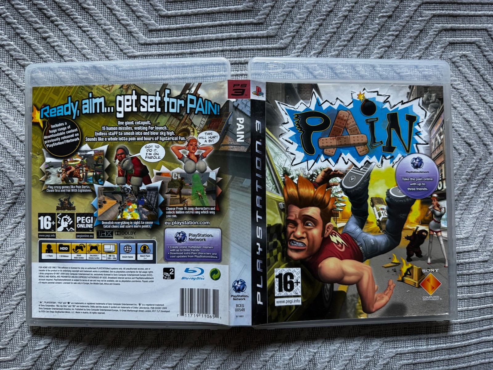 ps3 PAIN Game Playstation REGION FREE PAL (Works on US Consoles)