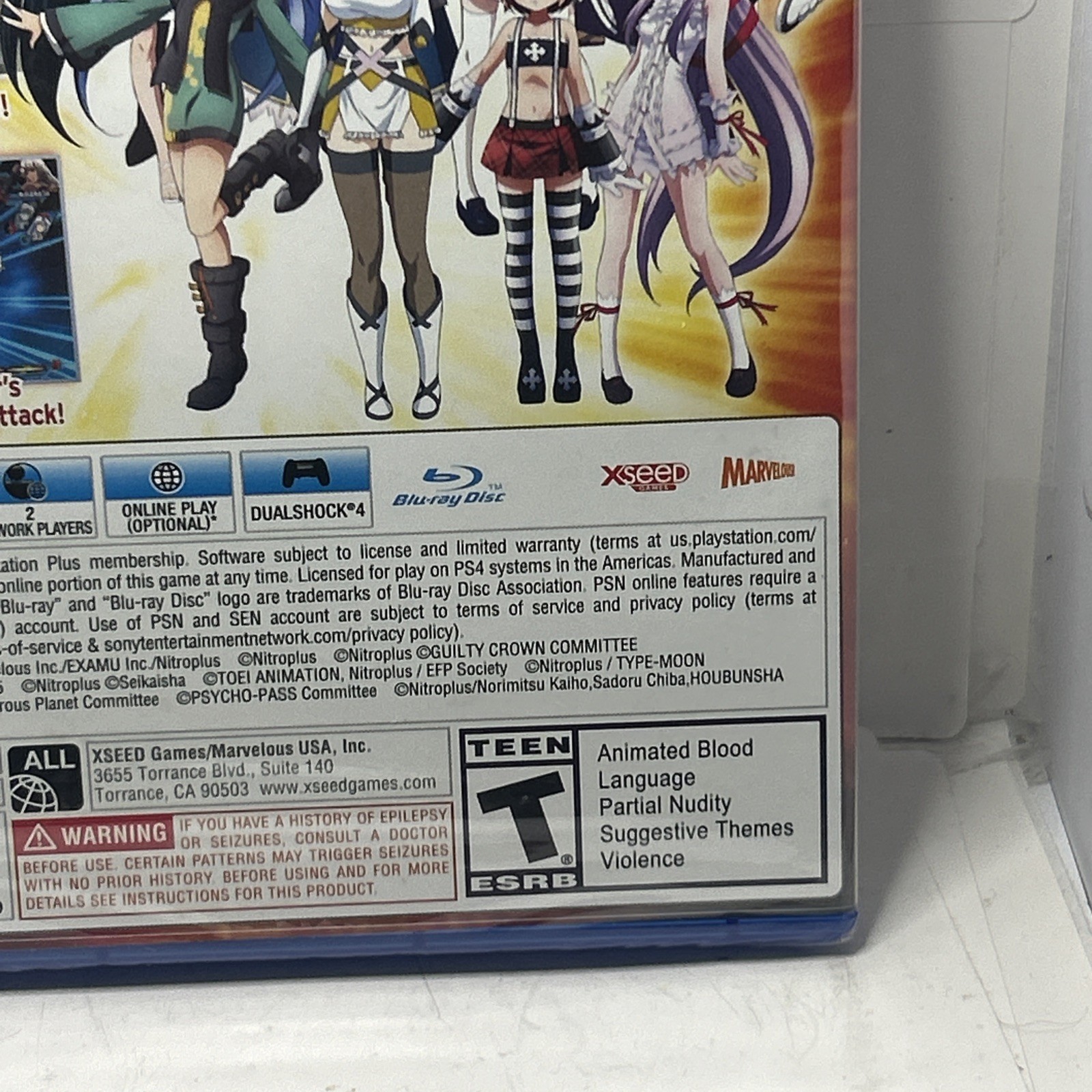 Nitroplus Blasterz: Heroines Infinite Duel (Sony PlayStation 4, 2016) – New