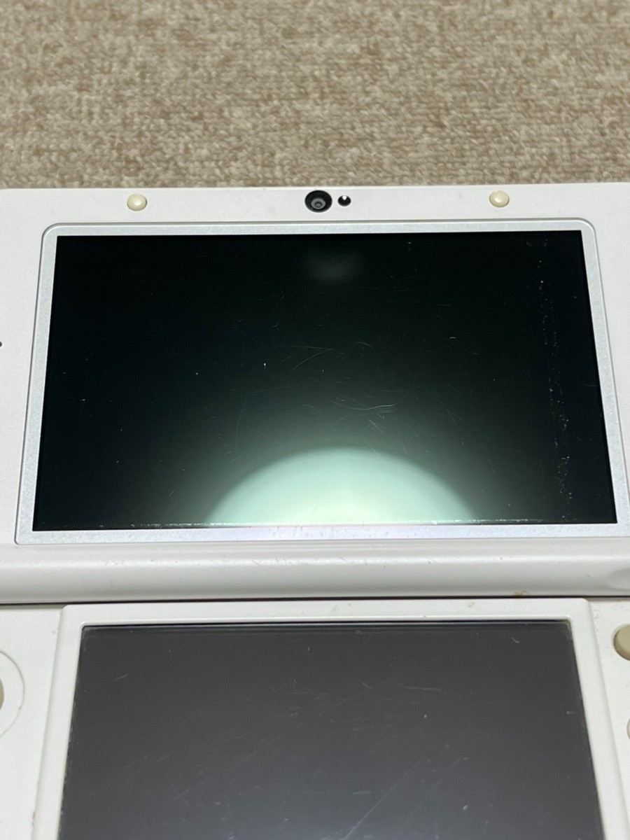 New 3DS LL XL Pearl White Japan Nintendo Console region Japanese B100