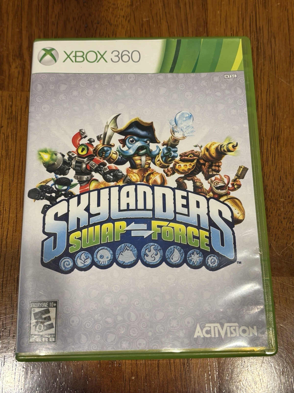 Skylanders Swap Force Xbox 360 Game Lot With 8 Figures Swappable Tested Working