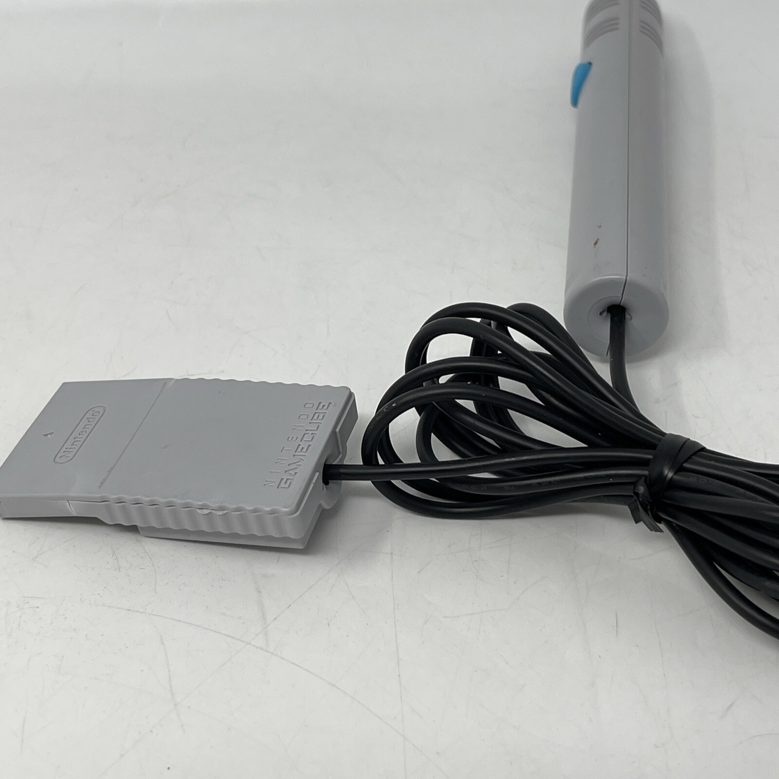 Official Nintendo GameCube Microphone Mic OEM DOL-022 Gray Tested Game Cube