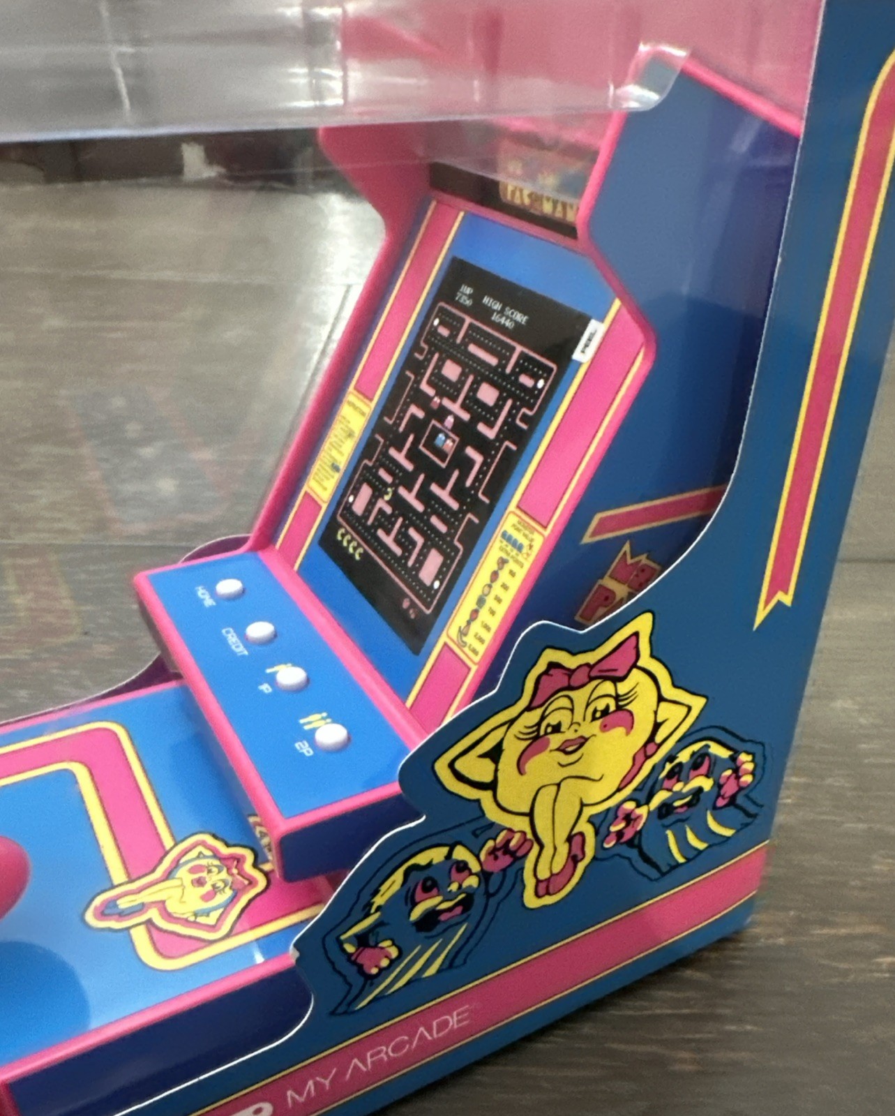 My Arcade – Ms. Pacman Portable Retro Arcade – DGUNL-7074 Joystick Player SEALED