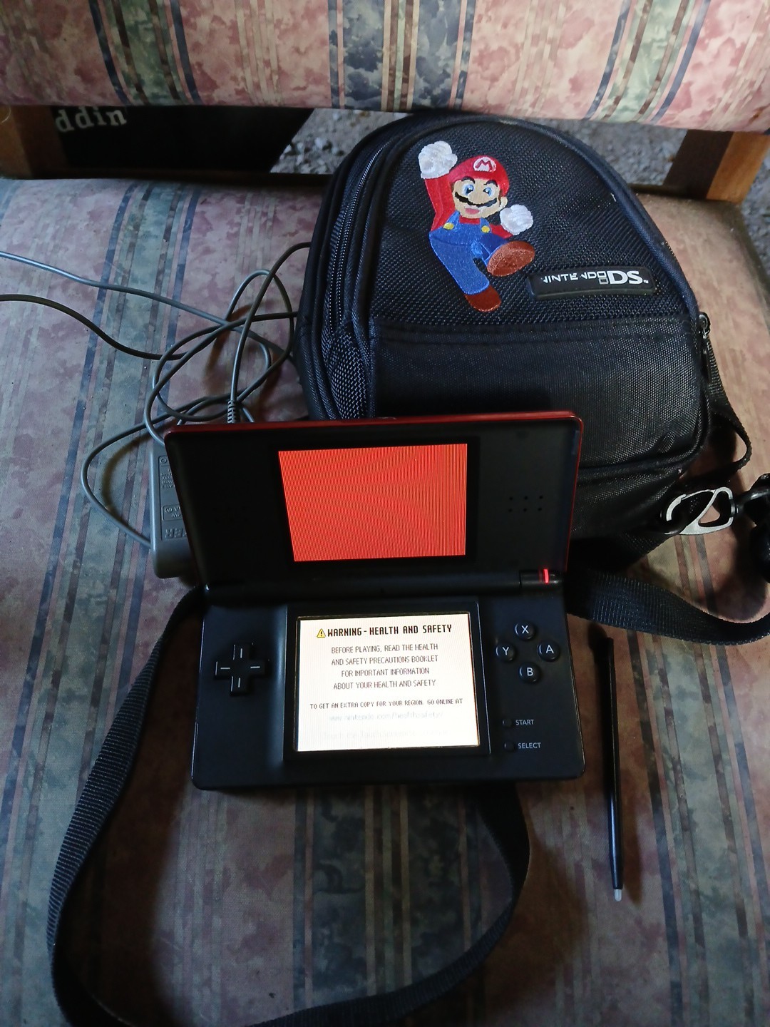 Nintendo DS Lite Crimson Handheld System – Red/Black
