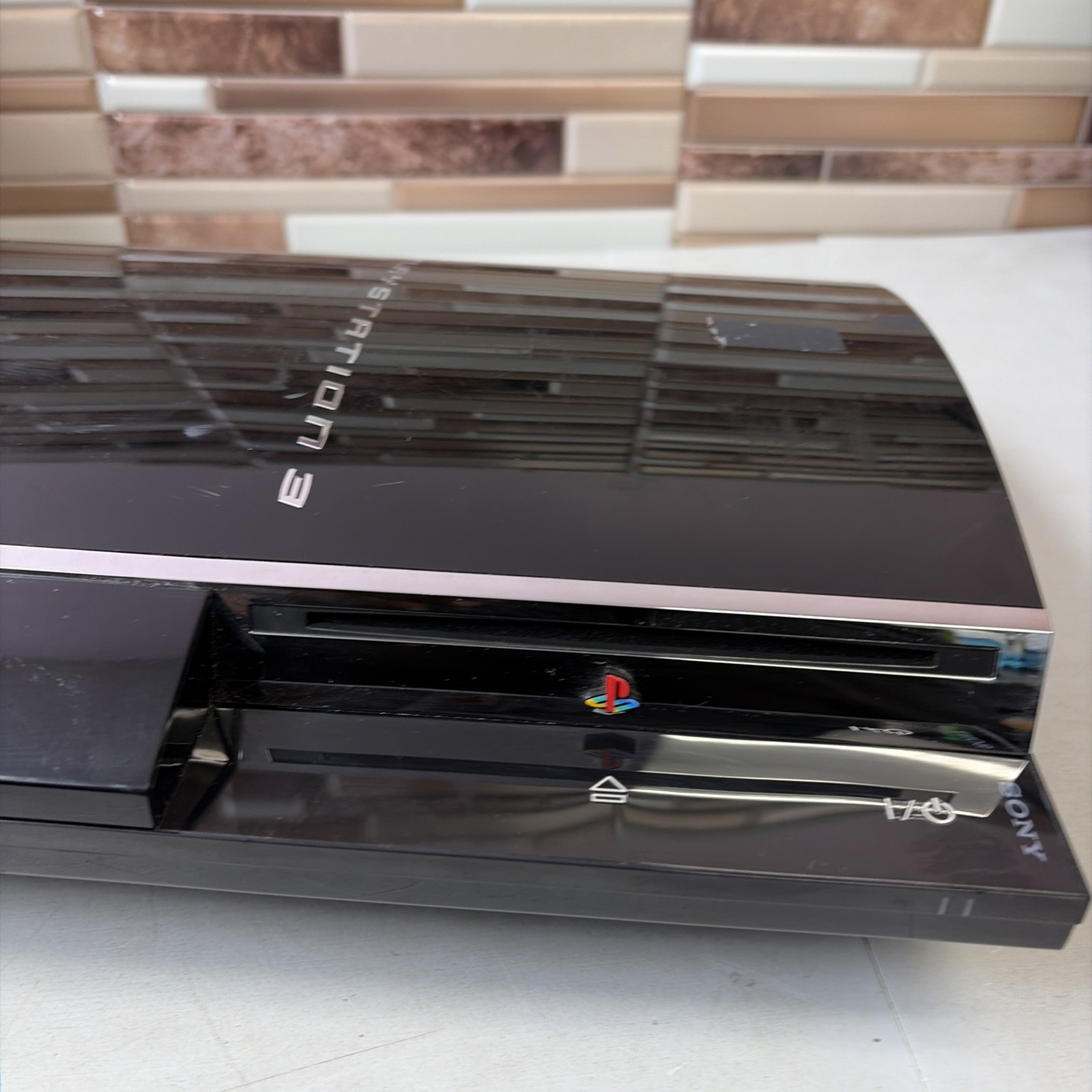 Sony PS3 Fat Console CECHA01 60gb Backwards Compatible-Green Light-No Video #1