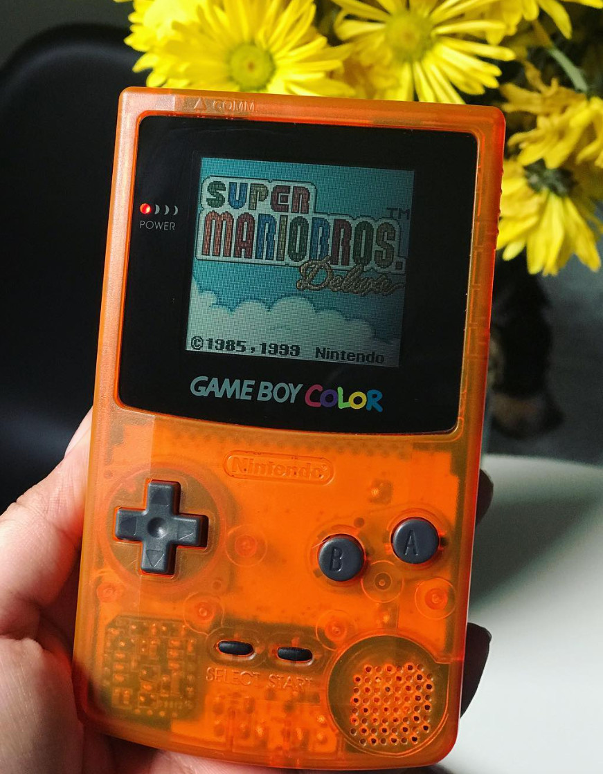 Nintendo Game Boy Color GBC System Console – Refurbished – USB-C Battery