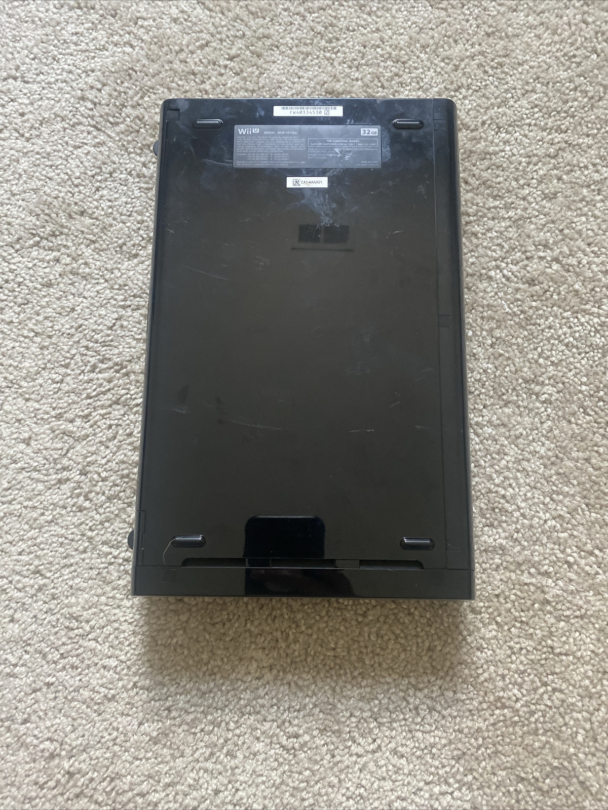 Broken Nintendo Wii U Video Game Console WUP-101(02) Parts Only