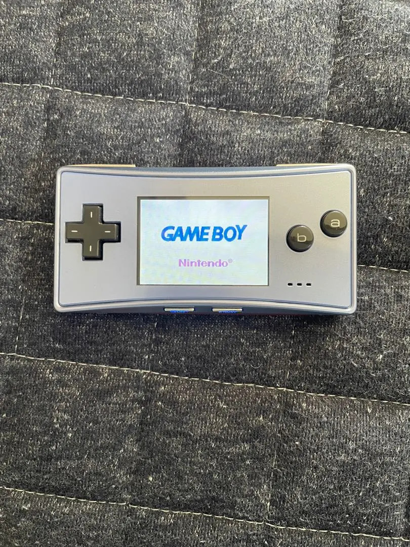 [Excellent Condition] Nintendo Game Boy Micro Blue Silver Japan
