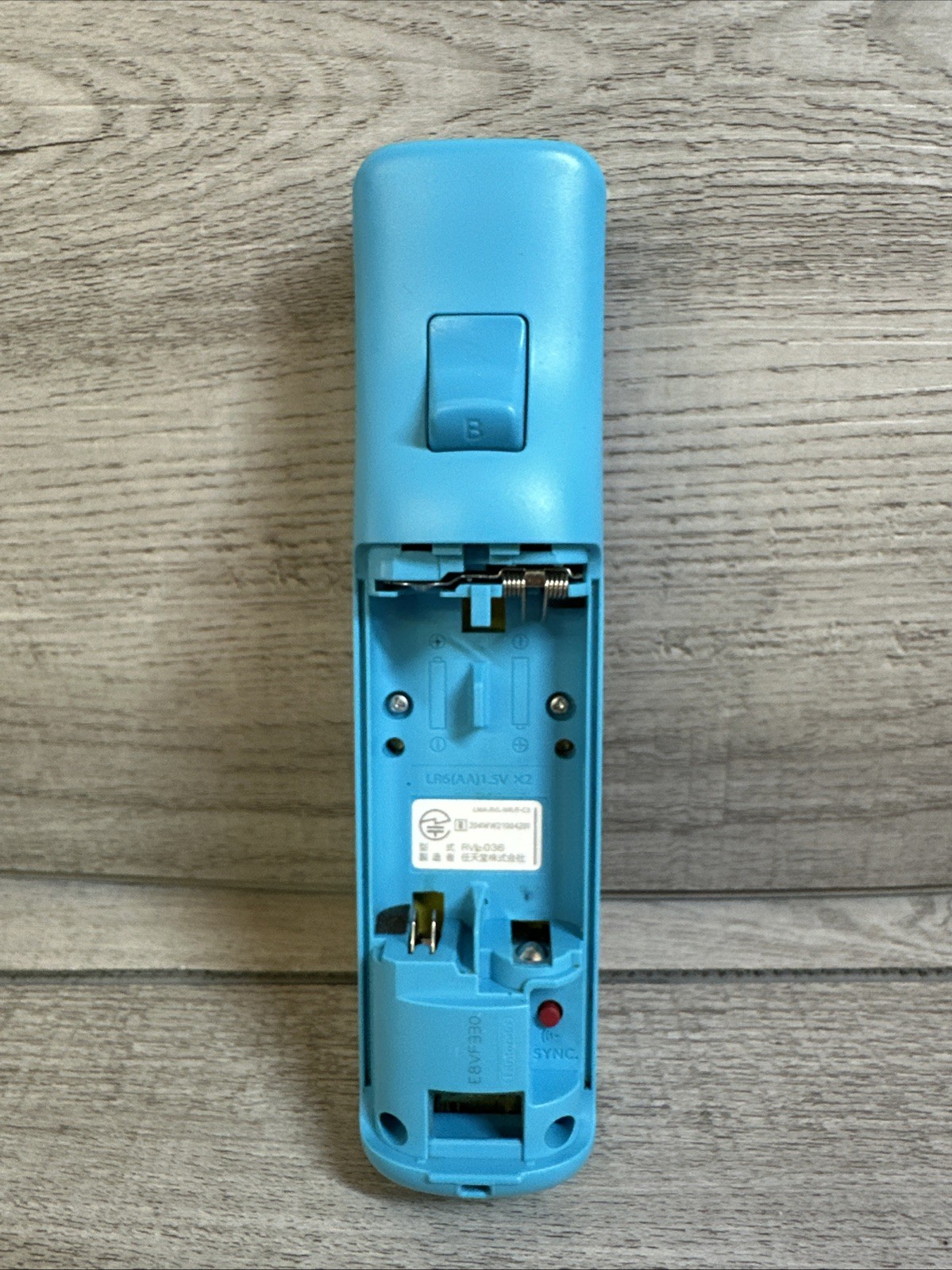 Official OEM Nintendo Wii Motion Plus Remote Controller Blue RVL-036 No Cover